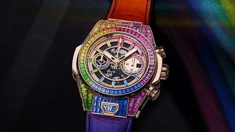 rainbow hublot watch|pre owned hublot watches.